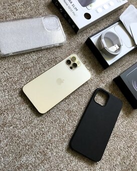 Apple Iphone 12 PRO 256GB GOLD ✅ bat: 98% - KRÁSNÝ STAV - 9
