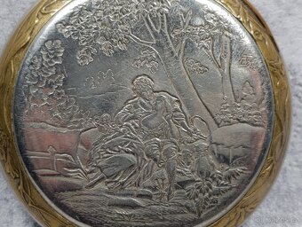 Obrovské 67mm kapesní hodinky Régulatéur, 192g - 9