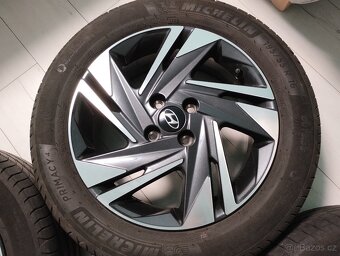Originál ALU kola Hyundai Bayon i20 R16 + letní pneu - 9