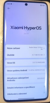 Redmi Note 13 pro+ 5G - 12GB / 512GB - TOP STAV - 9