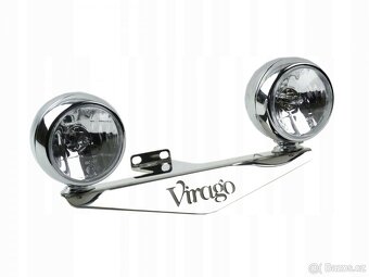 Nerez rampa se světly Yamaha Virago 535/750/1100-nová. - 9