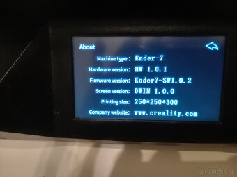 3d tiskarna Ender 7 , v zaruce - 9