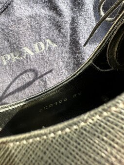 Společenské boty Prada Saffiano Oxford - 9