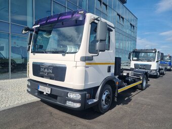 KONTEJNEROVKA MAN TGL 12.220 + NOVÝ NOSIČ KONTEJNERU 8T - 9