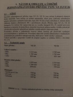 Přívěs Agados VZ26 rv.2006 - 750kg, 2,5m délka, 100km/h - 9