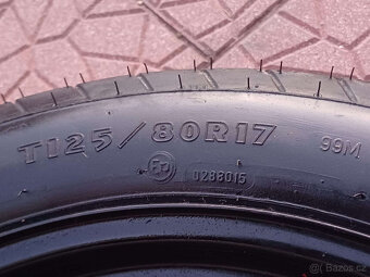 Rezerva dojezdovka originál Audi 5x112 4Jx17 ET35 8E0601027C - 9