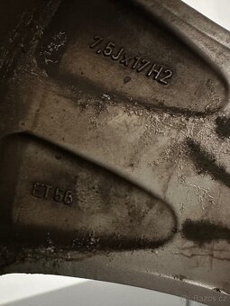 Alu 5x112 Audi R17, zimní sada pneu 215/50/17 - 9