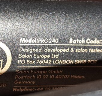 Diva Pro Styling Precious Metals Gold Dust Straightener - 9