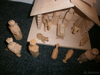 Ručně vyřezávaný český betlém 14a2 - 9