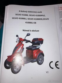 Elektrický vozík pro seniory SELVO 41000 - 9