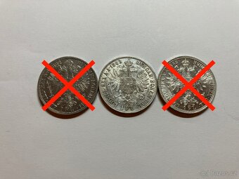 Rakúsko Uhorsko 1 zlatníky forint florint - strieborné mince - 9