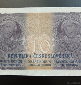 10kč 1919 nejvzácnější série - O - 9
