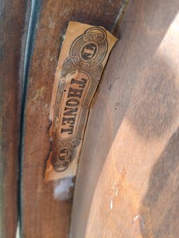 THONET starožitná značená párová křesla TOP MODEL - 9