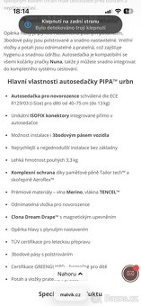 Autosedačka vajíčko Nuna Pipa URBN - 9