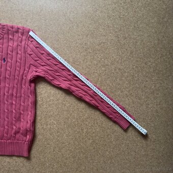 Ralph Lauren Polo růžový svetr - 9