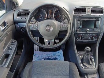 VW Golf VI Combi 1.6 TDi 77kw,STYLE,r.2012,2xklíč,Výhřevy - 9
