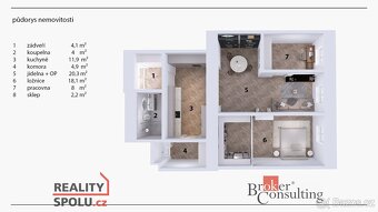 Prodej, byty/3+1, 73.5 m2, Karlínské náměstí 225/8, Karlín,  - 9