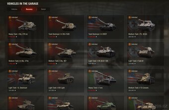 World of tanks účet- chieftain, 907, 279, 260, VK 72.01, 907 - 9