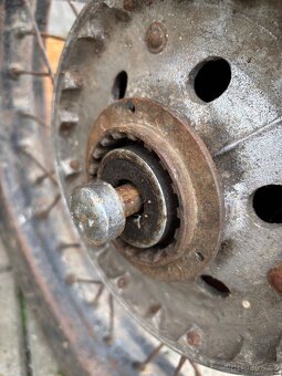 Jawa libeňál, švéd, motokros kolo 19” - 9