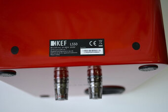 KEF LS50 Speakers Limited Edition Racing Red Speakers - 9