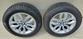 Alu kola BMW X3 F25 17" 5x120,zimní Pirelli 225/60 - 9