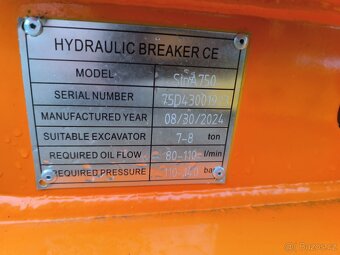 Hydraulické kladivo 6-8t - 9