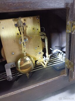 Plettenberg hodiny starožitný krbové stolní Německo - 9