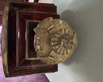 STAROŽITNÉ STOLNÍ HODINY,FRANCIE, 1890 TOP - 9