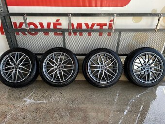 Alu kola MSW 50 8.Jx18 5x112+ Zimní pneu NEXEN 225x50/R18 - 9