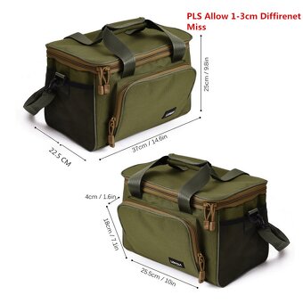 Rybářská taška přes rameno černá barva (nová) - 9