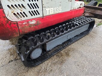 Minibagr Takeuchi Tb135 3.5 Nový komplet podvozek 3x lžíce - 9