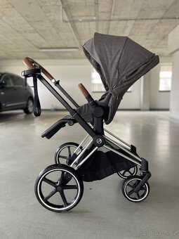 Prodám kočárek Cybex Priam (korbička, vajíčko, sporťák) - 9
