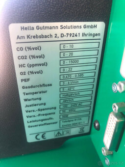 Hella Gutmann emisní tester AU tester mega compaa HG4 - 9