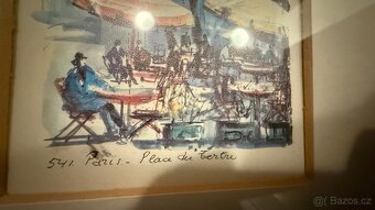 3 x Vintage sada Delarue Paris litografie - 9