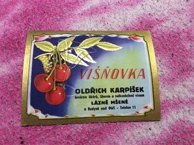 Etikety - likéry, alkohol - prvorepiblikové - 9
