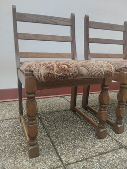 židle z masívu, polokřesílka, rustikální nábytek - 9