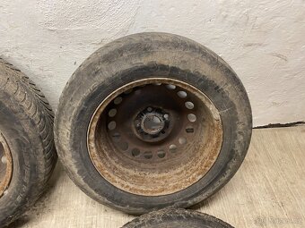 4x PLECHOVÝ DISK 6Jx15H2 ET47 5x112 S PNEU APOLLO 195/65R15 - 9