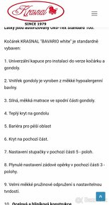 3v1 kočárek Bavario White - 9