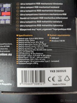Mechanická klávesnice Yenkee Atom 3600US - 9