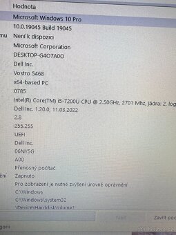 Dell Vostro 14’’ 5468, intel core i5, ssd 254gb - 9