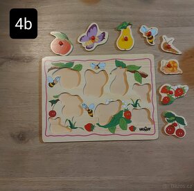 Vkládačka stavebnice dřevěná - 9