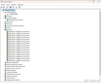 ☑️Herní PC RYZEN 7 5800X,RTX 3070,32 GB RAM,2 TB SSD - 9