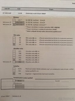 Elektrický invalidní vozík - 9