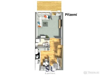 Prodej řadového domu 3+1, 82 m2, s terasou, zahradou a krásn - 9