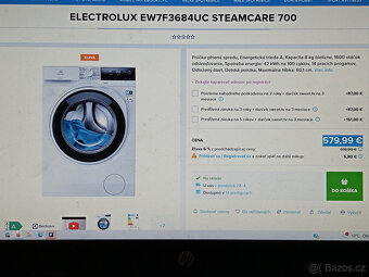 Pračka Electrolux EW7F3684UC (NOVÁ) se SLEVOU - 9