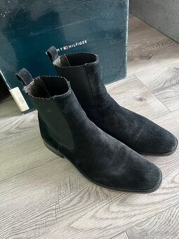 Pánské kožené boty Tommy Hilfiger - 9