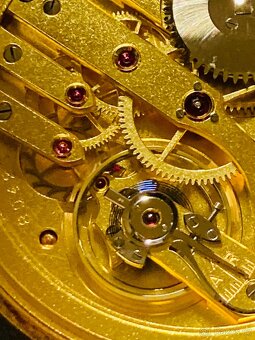 IWC zlaté 14-karátové art deco kapesní hodinky - 9