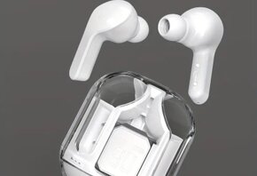 Bezdrátová sluchátka s LED displejem,a silikonovým krytem - 9