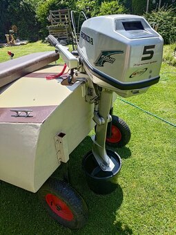 Nová loď s lodním motorem Honda 5HP dlouhá noha 4takt - 9