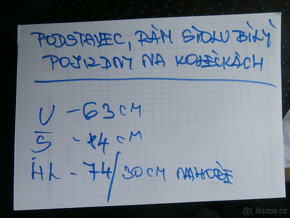 Stůl pracovní montážní manipulační pojízdný - rám 400 kč - 9